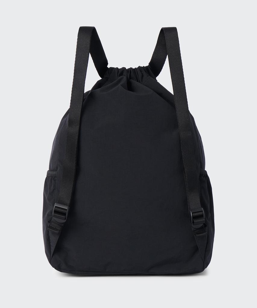 Musinsa Standard Ripstop One Buckle Drawstring Backpack [Black]
