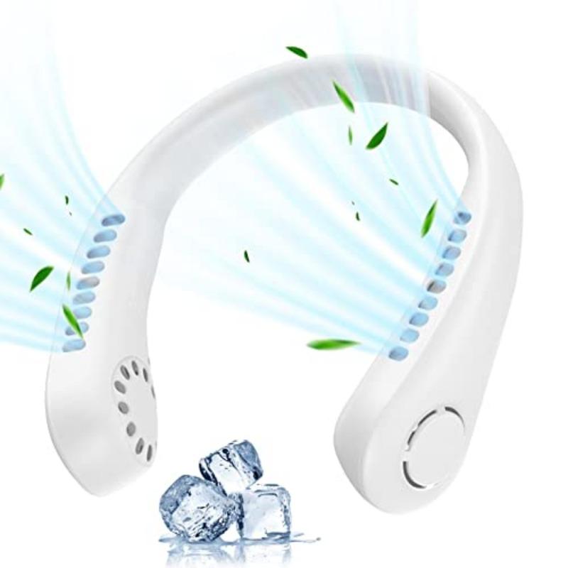 

Летний охлаждающий безлопастной шейный вентилятор с 3 регулируемыми скоростями и 42 вентиляционными отверстиями для занятий спортом, путешествий и использования на открытом воздухе. 1pc белый