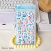 Noctilucent 3D Cute Animals Fart Peach Stereo Decals Cartoon 3D Relief Sticker Diy Decor Stickers Supplies-Toy