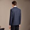 [Fine spun mulberry silk&wool] Autumn and winter casual woolen suit men's color woven plaid light luxury single suit jacket