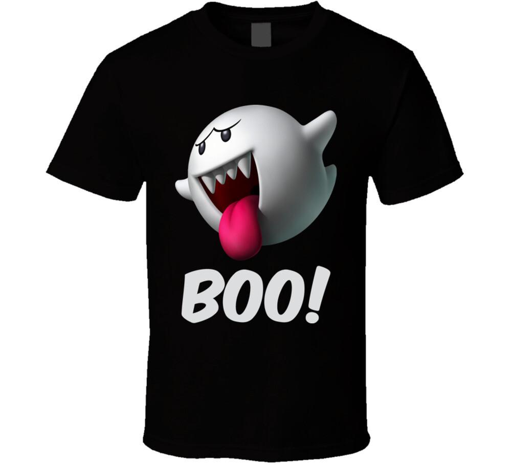 Super Mario Boo T Shirt Mens Womens Tees Top XL