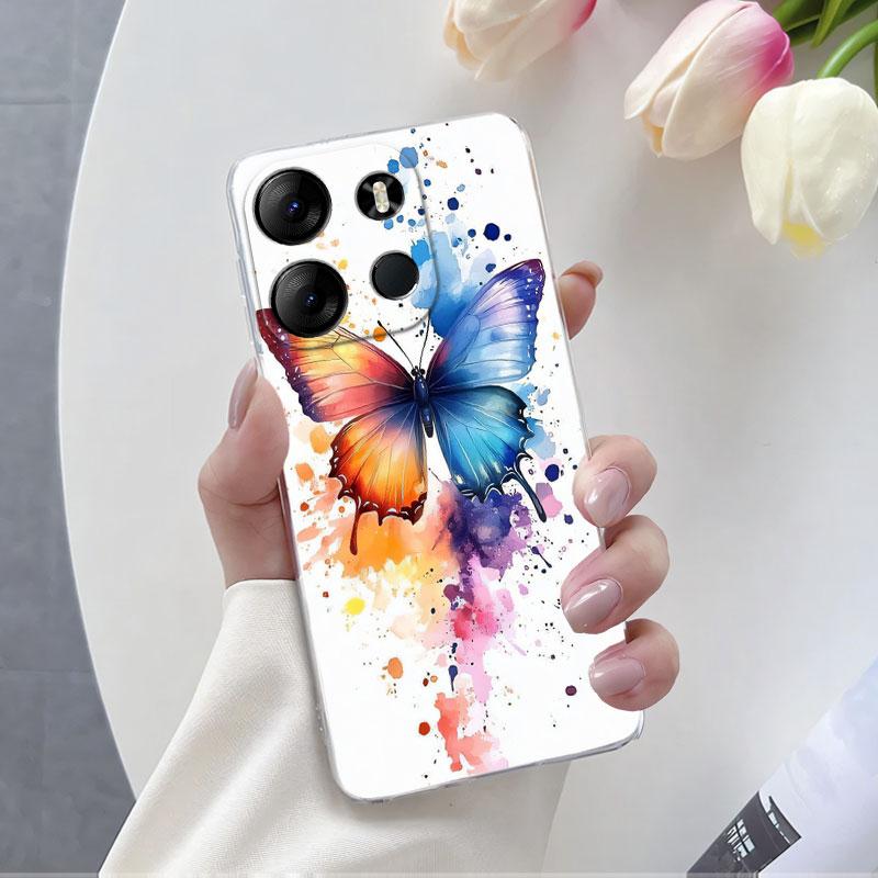 For Infinix Smart 7 Smart 6 HD Plus Case Luxury Protective Cover For Infinix Smart 5 India Marble Clear Soft Silicone Phone Case