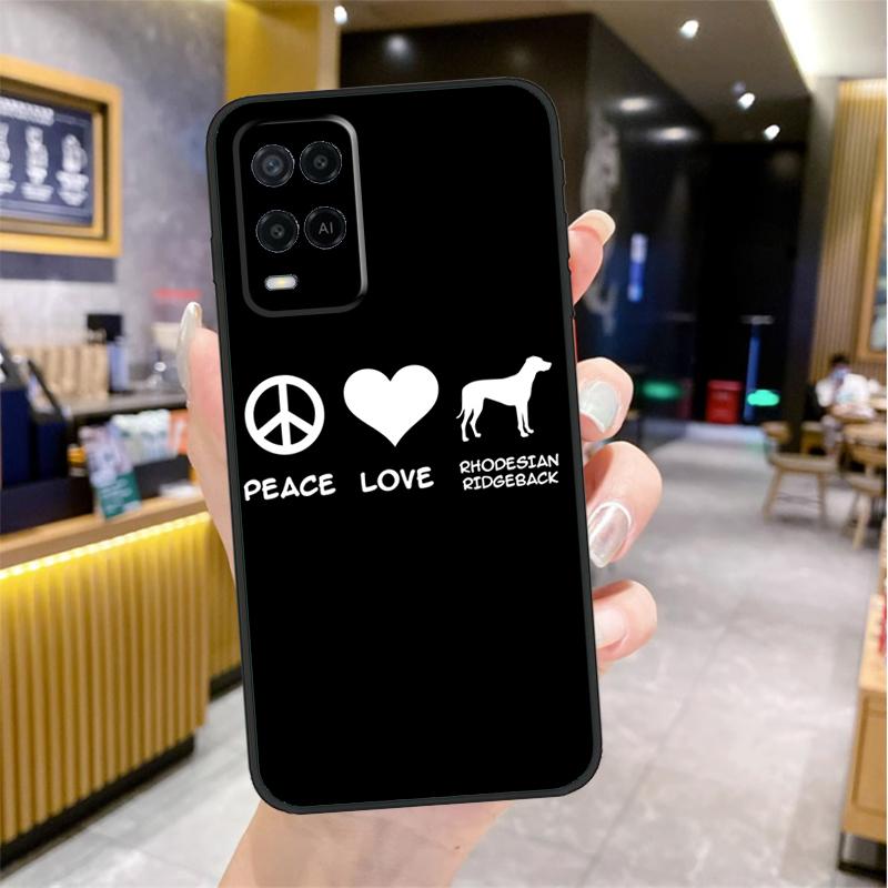 Rhodesian Ridgeback Dog Case For Oppo A5 Pro A15 A17 A57 A77 A60 A80 A40 A18 A38 A58 A78 A98 A96 A76 A16 A94 A74 A54