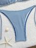 2026 Europäischer Karomuster Dreieck-Bikini - Sexy & Stilvolle Urlaubs-Bademode für Damen