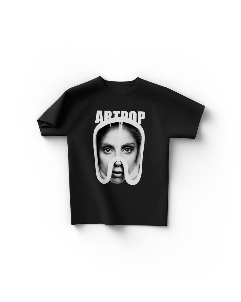 Lady Gaga Artpop Pop Art Collage Grafica T-shirt Estetica Vintage Bianca Unisex Oversize Maglietta per Fan di Musica