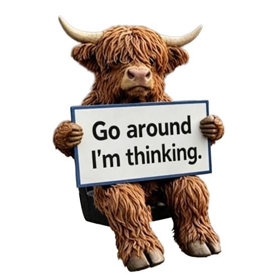 

Highland Cow Trailer Hitch Cover 3D Resin Scottish Highland Cow Dust Cover for Trailer Towing Hook Weather Resistant Truck Hitch Cover Fits 2 Inch D