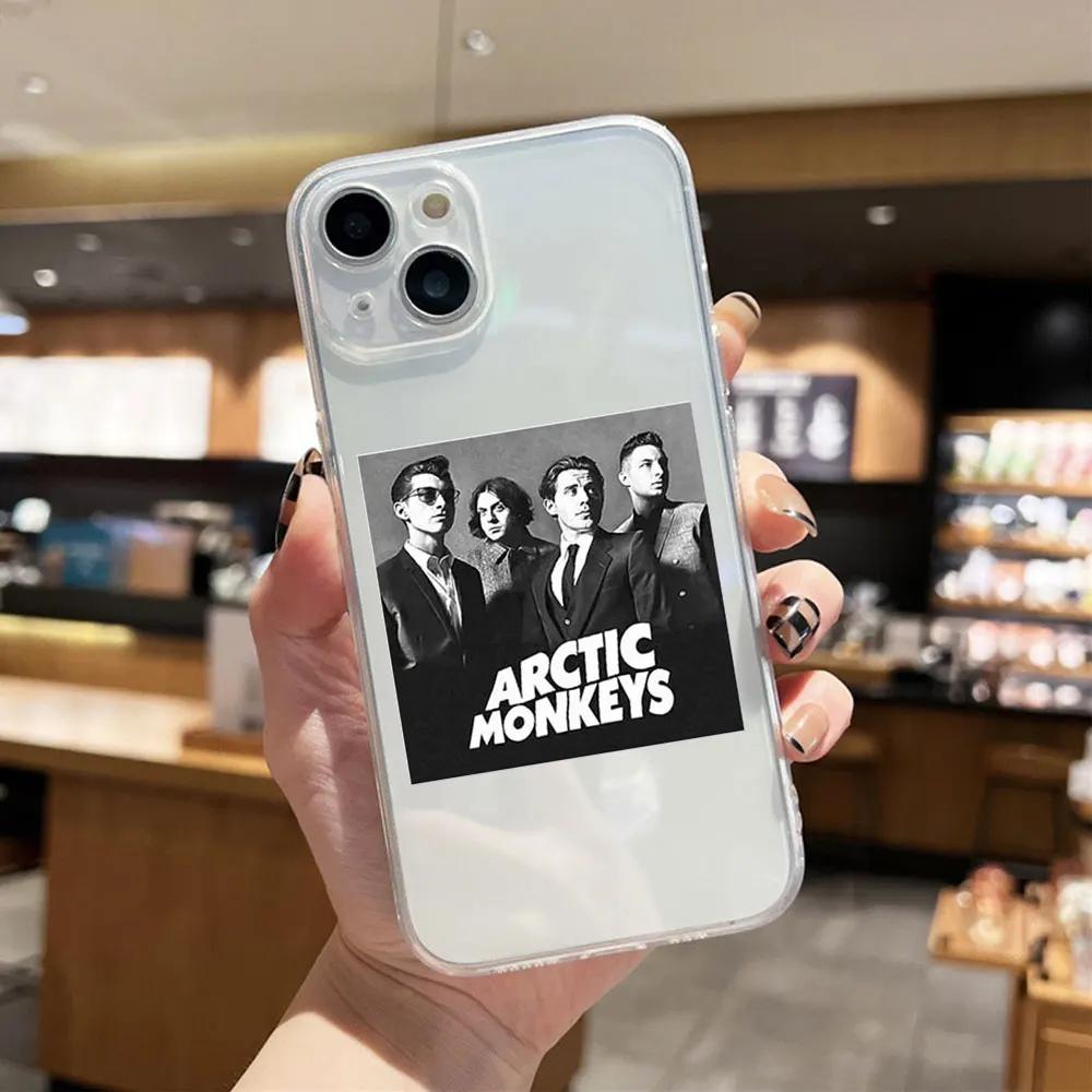 

Arctic Monkeys Poster Phone Case for iPhone 17 16 15 14 13 12 Pro Max Mini 7 8 Plus SE Shockproof Back Cover Clear Fundas Coque iPhone 14 ProMax