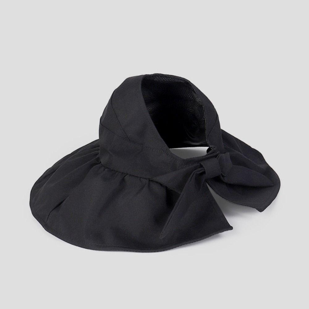 Wide Brim Sun Hat Adjustable Size Large Sun Visor Hat Comfortable Bucket Hat  Outdoor