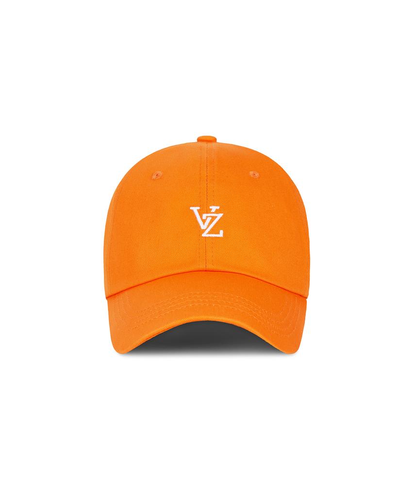 Bajal Monogram Soft Oversized Ball Cap Orange