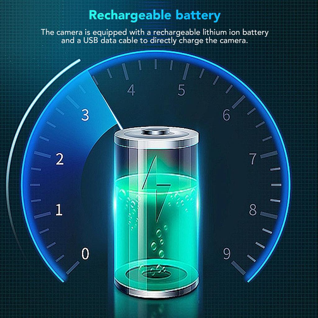 4K 48MP Digitalkamera Anti-Shake 8-facher Zoom Digitalkamera mit 2,7-Zoll-LCD-Display C3 48 Rot