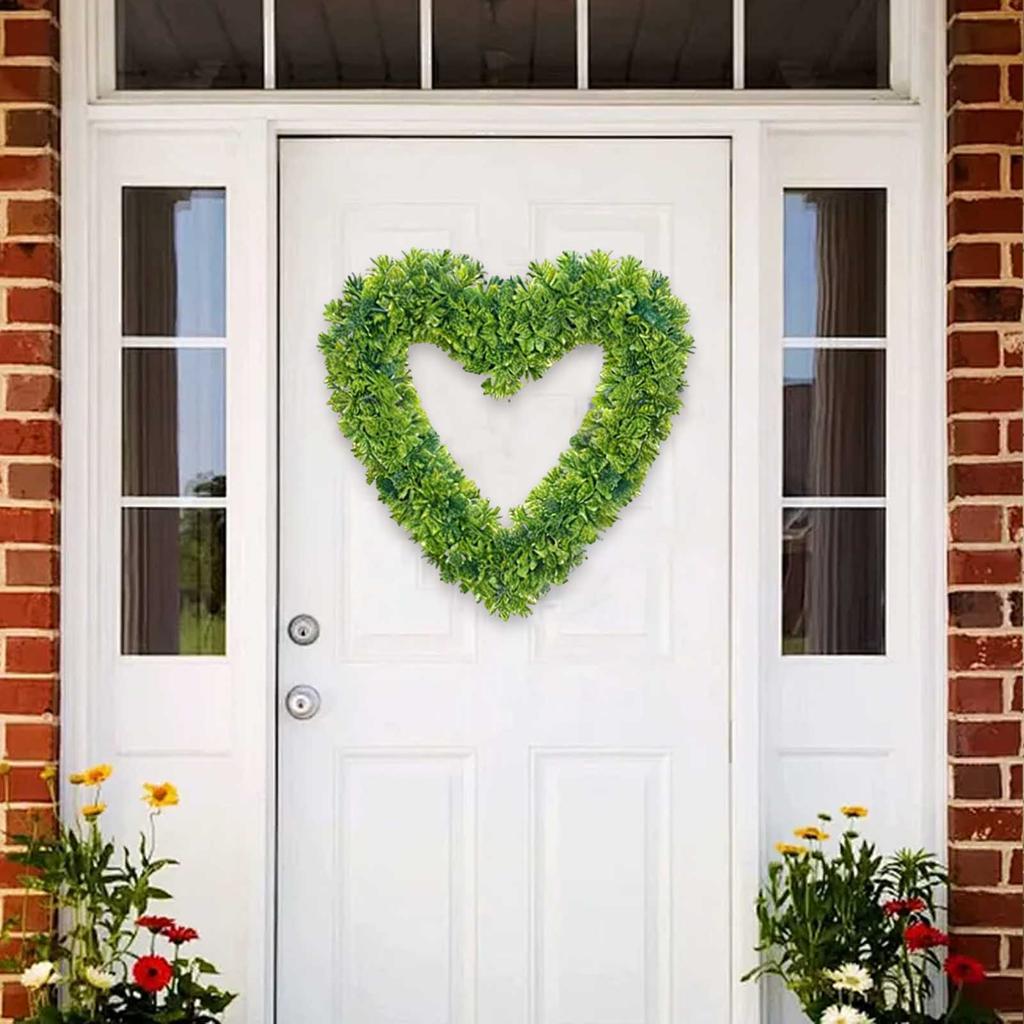 Simulatie Kunstmatige Groene Bladeren Krans Plastic Kunstmatige Groen Tuinborden voor Cadeaus Jubileum Bruiloft Diner Decoratie