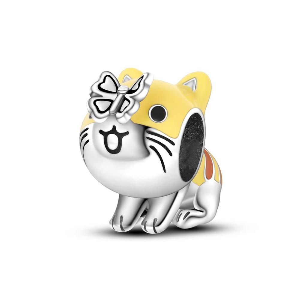 Copper Plated Dangle Charms Beads For Woman Fit Original Bracelet Diy Jewelry Making