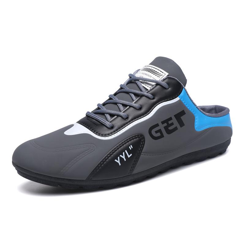 

Производитель мужской обуви 2025 весна новая мужская повседневная обувь кожаная водонепроницаемая спортивная обувь Doudou туфли полутапочки 44