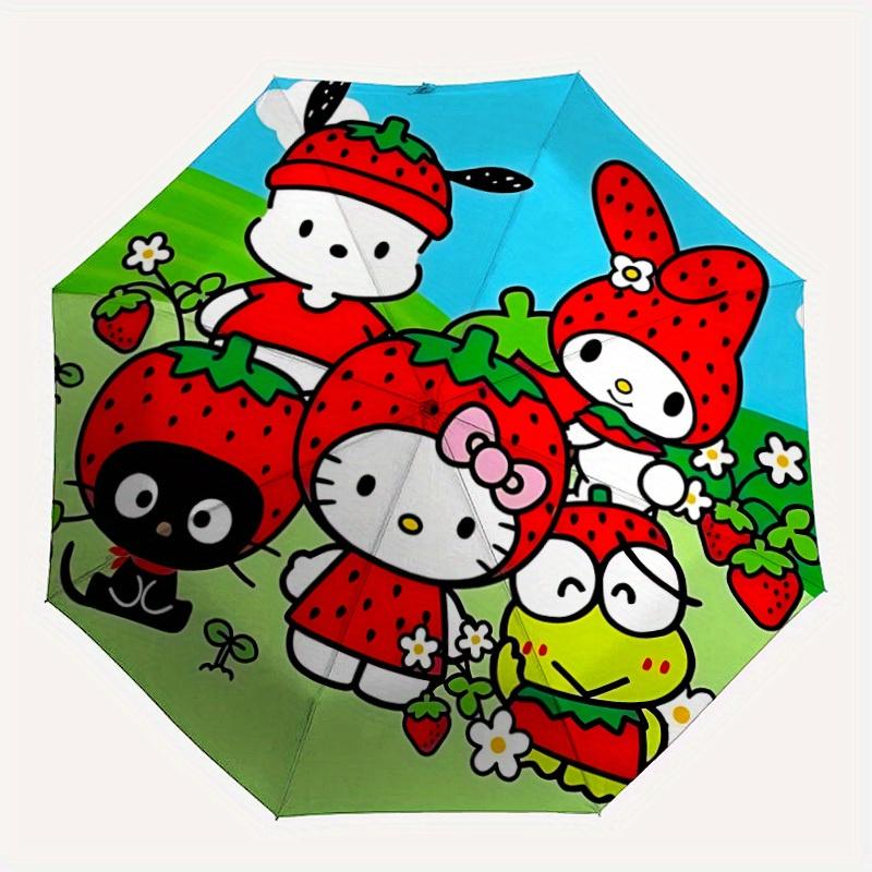 

1pc Sanrio Characters Automatic Umbrella 8-Bone Design Compact Gear for Outdoor Travel, Perfect Gift for Friends yy250821082