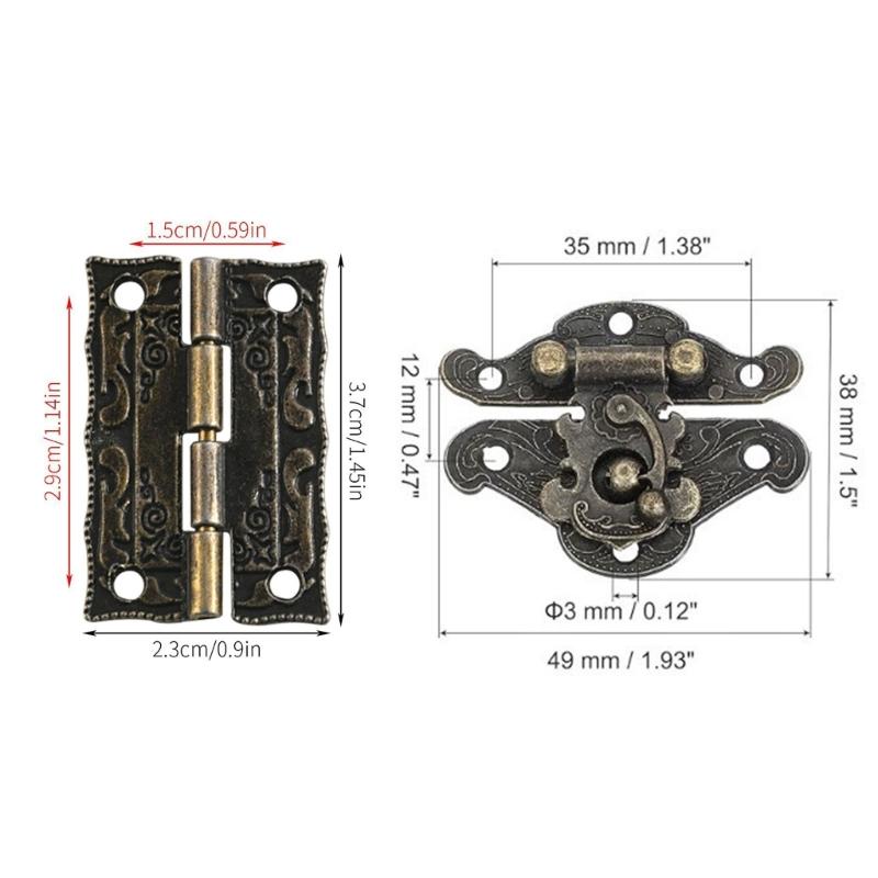 Traditional Weathered Look Cabinet Fasteners And Drawer Hardware Set Solid Metal Material