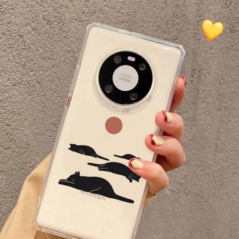 Custodia per telefono Cat Monte Fuji Giappone Paesaggio per Samsung S20 ULTRA S30 per Redmi 8 per Xiaomi Note10 per Huawei Y6 Y5 cover