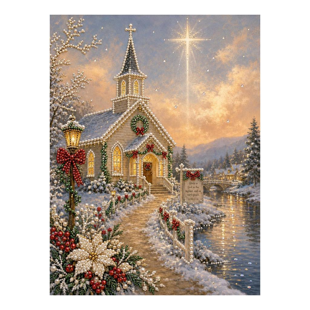 DIY Painting Kit with and Pearls for Adults Kids Creative Set
