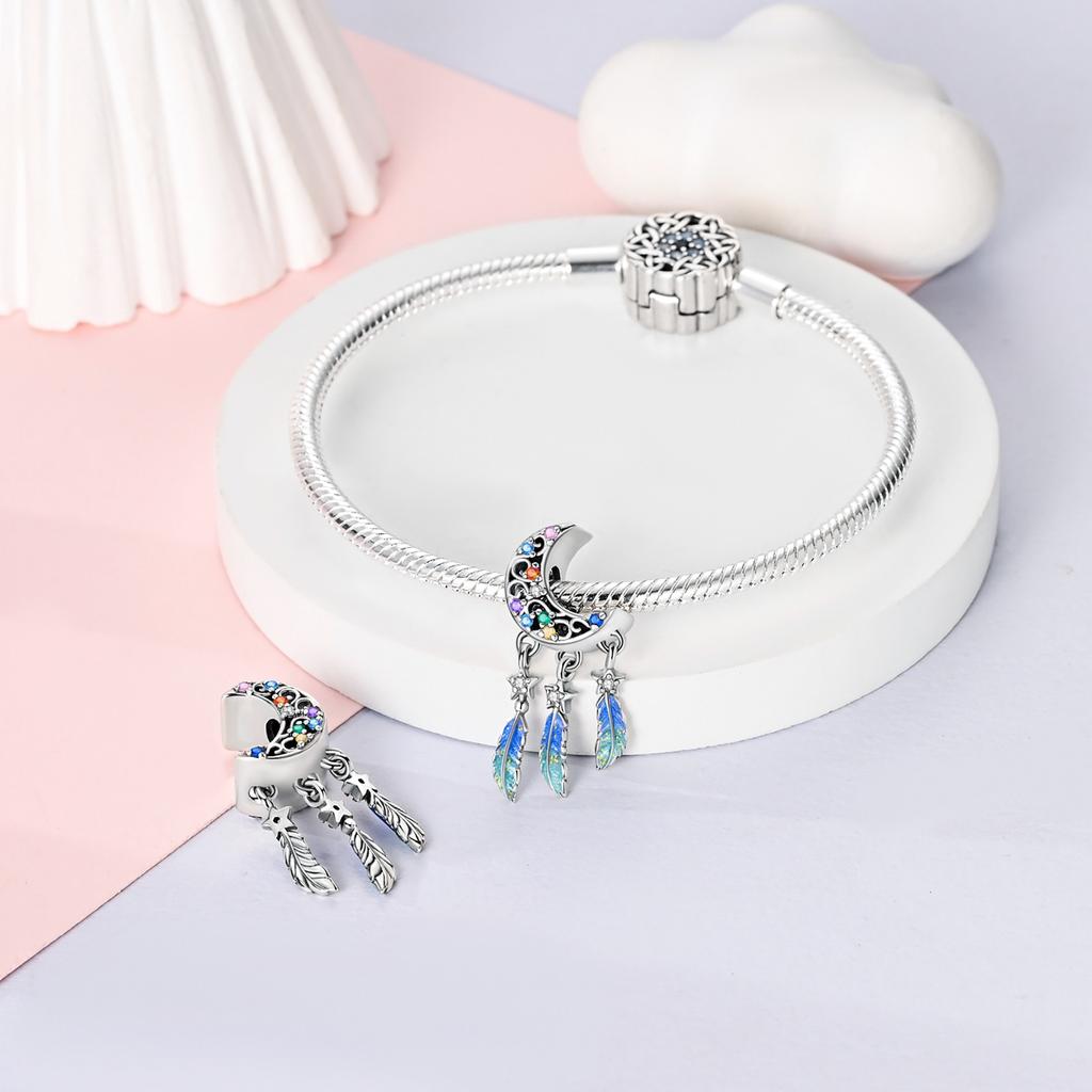 Copper Plated Dangle Charms For Woman Fit Original Bracelet Pendants Diy Fashion Jewelry Gift