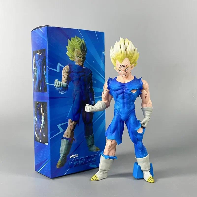 IN Stock Dragon Ball Anime Majin Vegeta Goku  Model Detailed Craftsmanship Home Desktop Ornament Collectible Anime Figure Sta