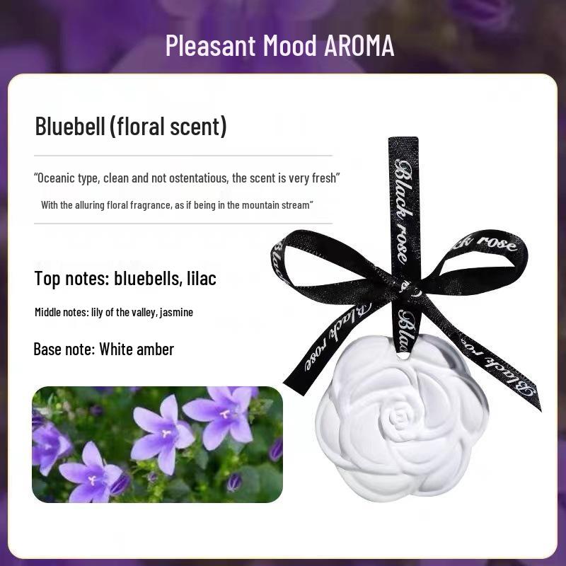 Camellia Scented Sachets & Plaster Tablets for Wardrobe, Room, Car, Hanger Environment - 30g