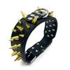 Cool Spikes Studded Dog Collar 2" Wide PU Leather Large Dogs Collars Pitbull German Shepherd Big Dogs Collars Pet Supplies XS-L