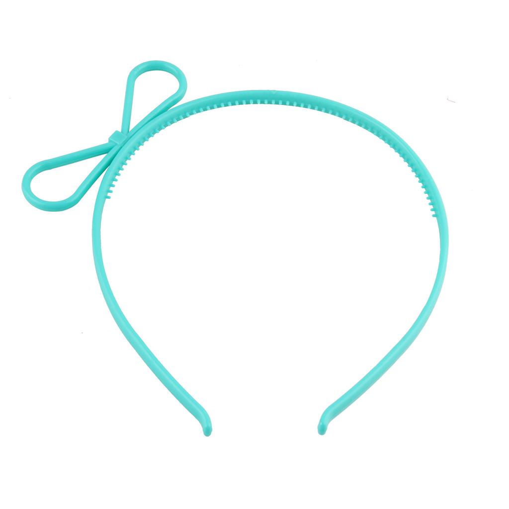 Plastic Cat Ear Headbands Cute Crown Headbands Rabbit Bunny Headbands Candy Colors (Bow Style)