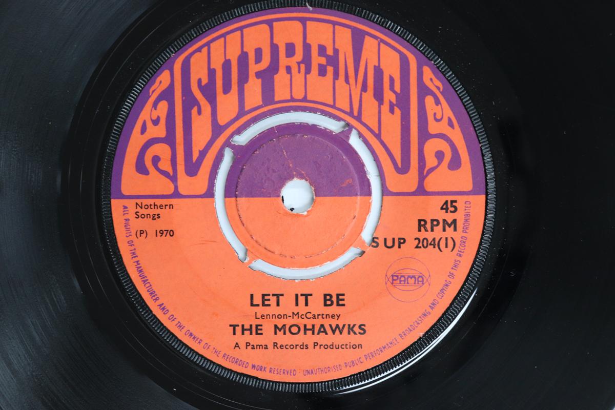 

7inch Record MOHAWKS Let It Be Looking Back SUP204 Supreme 1970 UK Reggae Ska Dub Used
