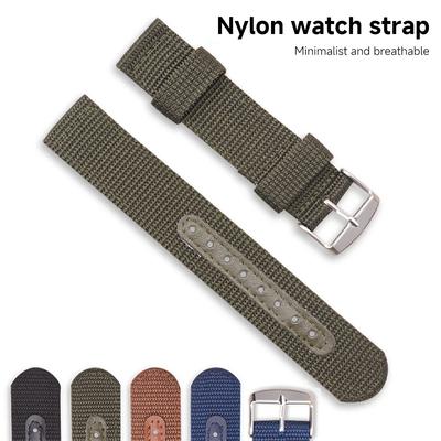 18mm 20mm 22mm 24mm Nylonové plátno Remienok na hodinky Tkaný mäkký opasok Univerzálny náramok pre mužov ženy Športový náramok na zápästie