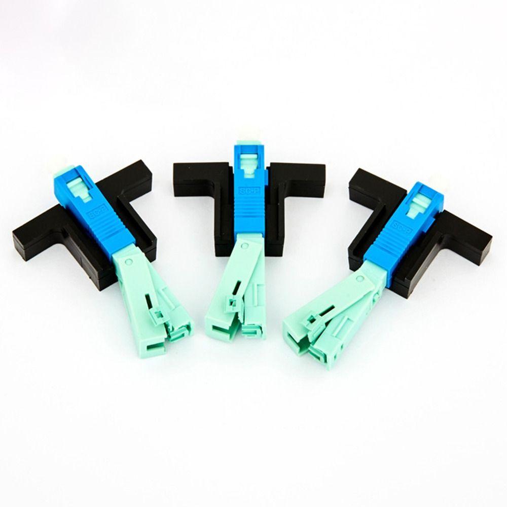 10Pcs Embedded SC UPC Fiber Optic Quick Connector Single-Mode Connector  Telecommunication