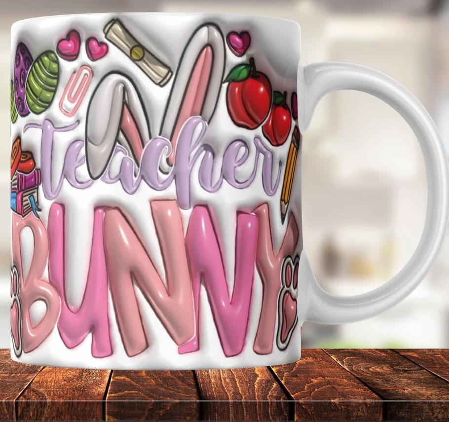 

3D Пасхальное Яйцо Кролик Керамическая Кофейная Кружка Чайная Кружка Новая Кружка-Яйцо 301-400ml