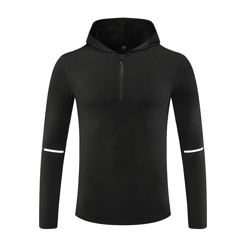 2024 Autumn Men's Quick-Dry Long Sleeve Running Hoodie