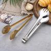 Zhi Shi Multi-purpose Gold Food Tongs (4-piece set)
