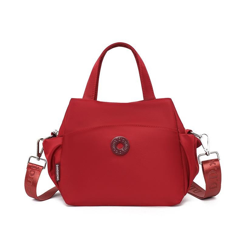 Water-resistant Nylon Handbag Women's Lightweight Multi-compartment Large Capacity Shoulder Bag