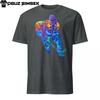 Abstract Colorful Silhouette Hockey Player T-shirt | Athlete Design Tee Shirt