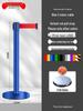 Retractable Queue Barrier Post with Belt