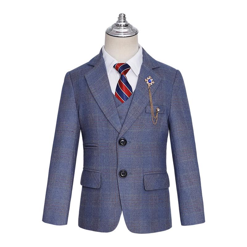Dětské sako v britském stylu - Podzimní/zimní formální oblek pro chlapce