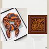 Women's Custom Pattern Silk Square Scarf - Imitation Satin Hair Ribbon & Neckerchief
