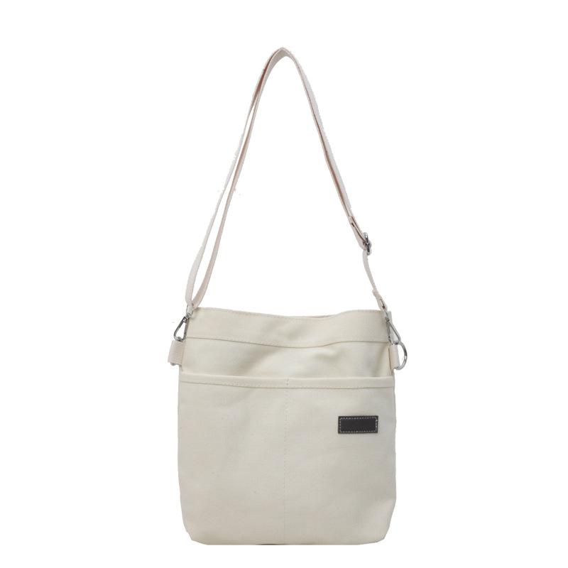 

Женская пригородная сумка через плечо из парусины большой вместимости бежевый