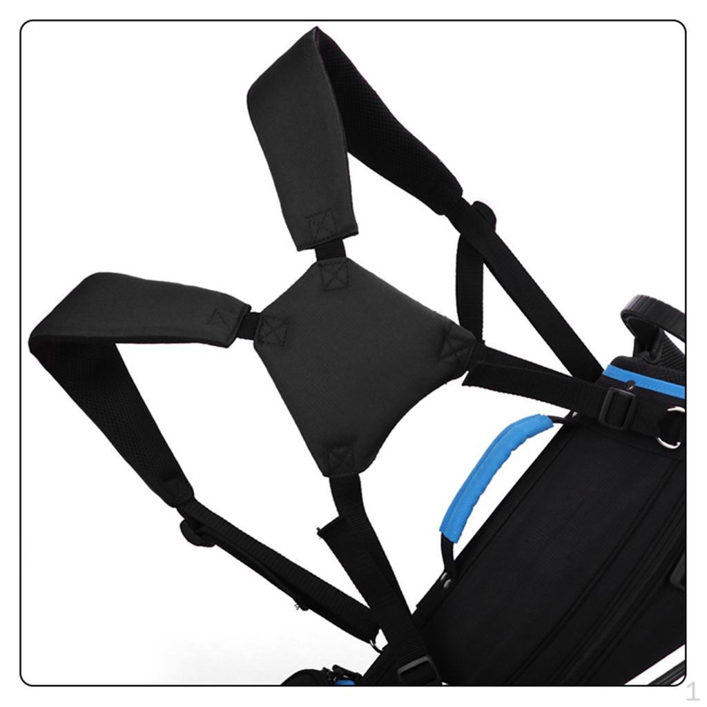 Golf Bag Shoulder Strap Replacement for Enhanced Carrying Comfort чёрный