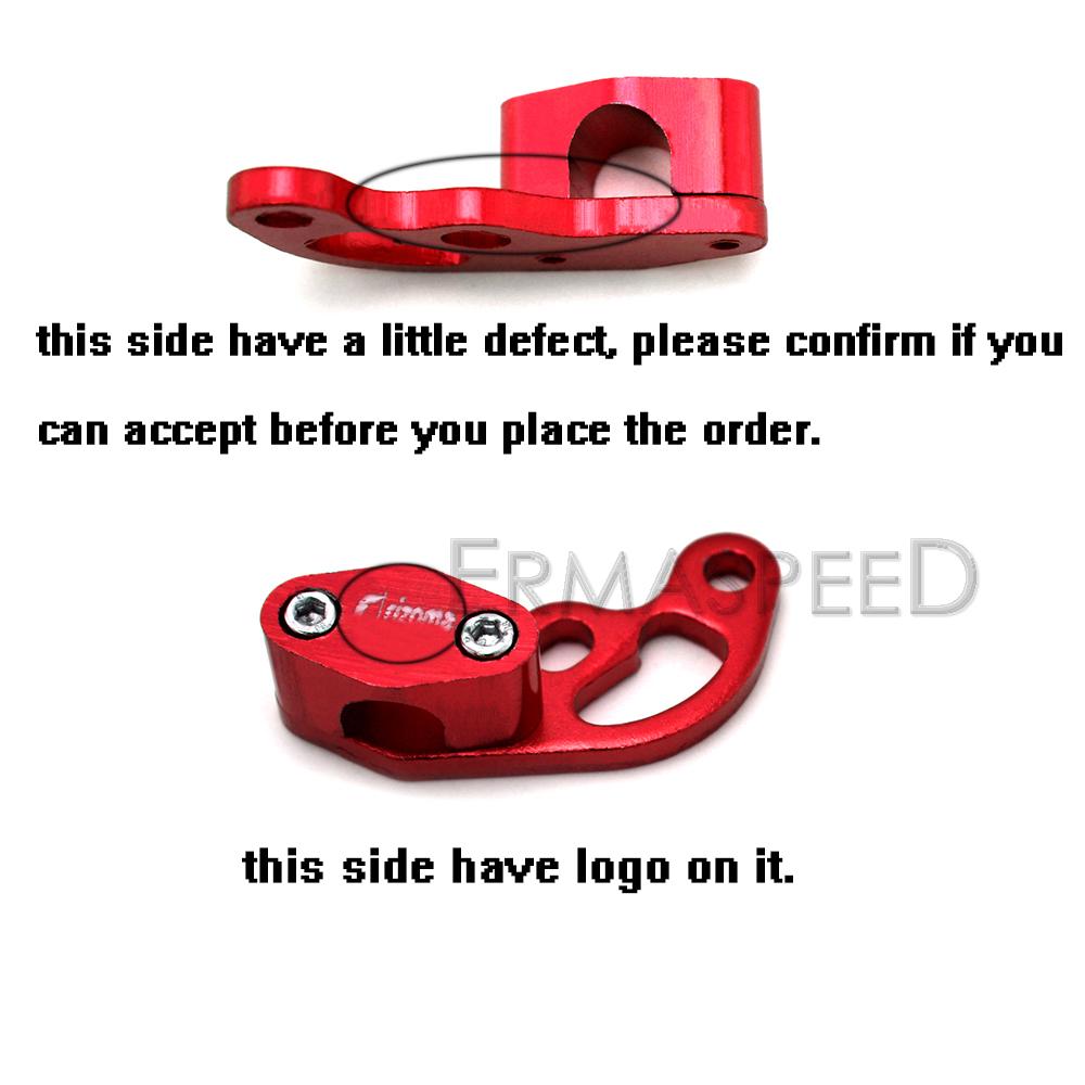 CNC Aluminum Motorcycle Oil Tube Pipeline Clamps Universal Motorcycle Accessories Modified Brake Cable Line Clip for