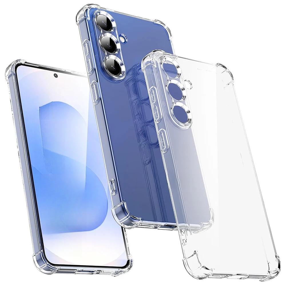 

Shockproof Silicone Case For Samsung Galaxy S25 5G S 25 S25FE FE S25Plus Plus + Edge Ultra S25Edge Clear Ultra Thin Soft Cover For Galaxy S25