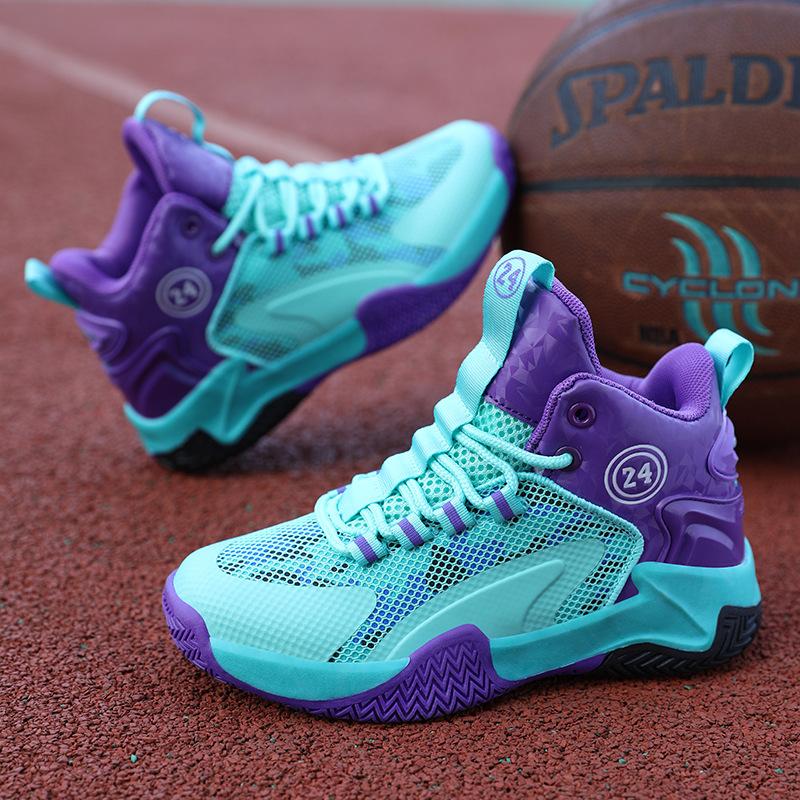 New children's sports running shoes spring and autumn breathable boys mesh students girls comfortable training shoes basketball shoes