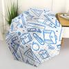 1pc Stationery School Automatic Open/Close Umbrella Compact Folding Umbrella, All-Season Portable Umbrella for Women/Men F1124330