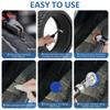 32/42/58mm Tire Repair Patch Tool Kit Tire Patch Roller with Roller Scraper Professional Portable Heavy Duty Tire Tube Patch Kit