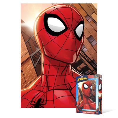300-piece Jigsaw Puzzle - Marvel Spider-Man Face 2 (large Piece), Popular Korean Puzzle