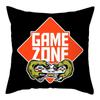 Home Decor Game  Cushion Cover R Gift Black Art Design  Console Button Pillow Case