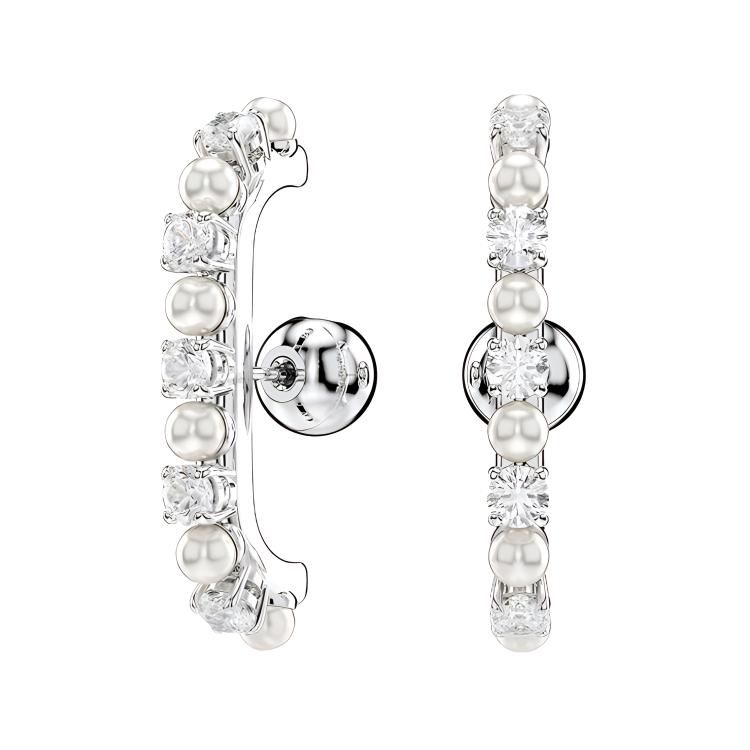 

Swarovski Matrix Brand Design Imitation Crystal Ear Clips Women ear clips Silver 5691715 Box (Random Color)