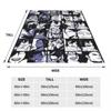 Aizawa Shota Collage Decke Fleece My Hero Academia Warme Überwurfdecken für Auto, Sofa, Couch, Tagesdecke