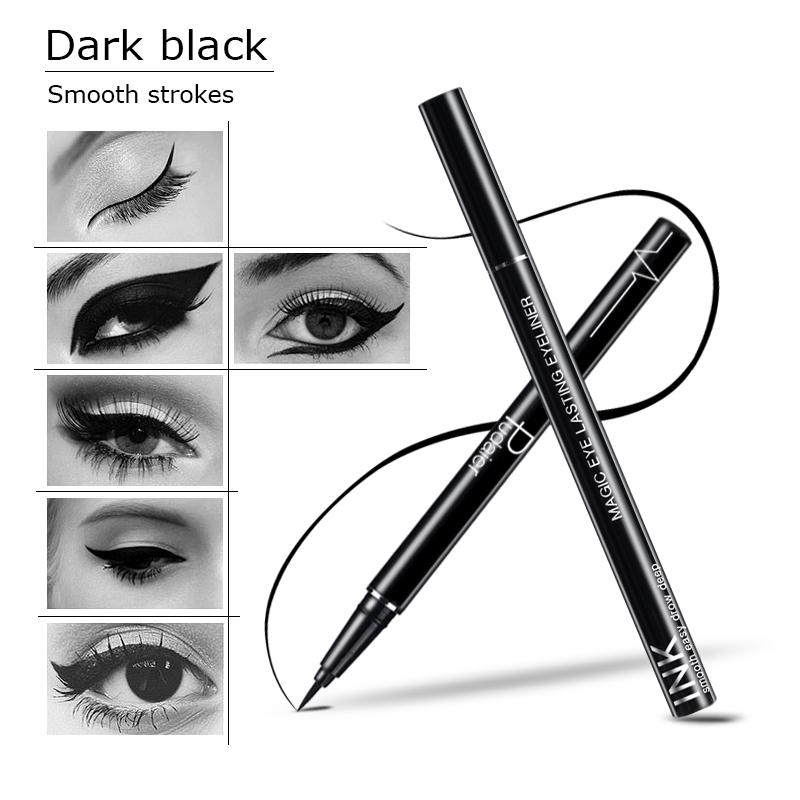 Pudaier black eyeliner long-lasting waterproof quick-drying liquid eyeliner pen, easy for beginners to use Full Size