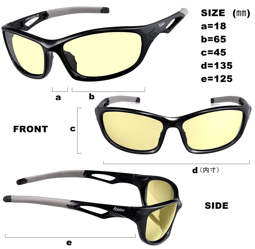 Night Driving Sports Sunglasses Fishing Sunglasses TK1H [Bokenoh] Sunglasses, [Sabae Planning/Night Use/Weakly Polarized]
